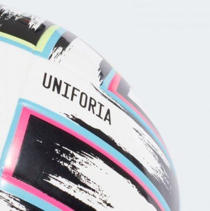 Мяч футбольный Adidas Uniforia League Junior J350 EURO 2020 FH7357 размер 5 цвет: мультиколор (официальная гарантия)