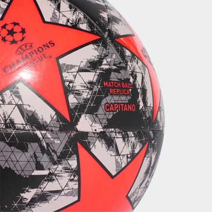М'яч футбольний Adidas FINALE 19 MANCHESTER UNITED CAPITANO DY2538 Ліга Чемпіонів 2019 розмір 5 (офіційна гарантія)