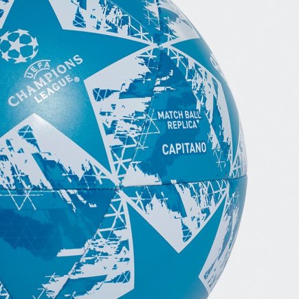 М'яч футбольний Adidas FINALE JUVENTUS TURYN CAPITANO DY2542 Ліга Чемпіонів ЛЧ 2019-2020 розмір 5 (офіційна гарантія)