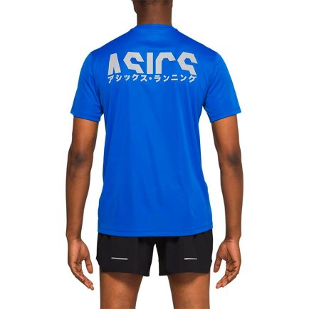 Футболка ASICS KATAKANA SS TOP 2011A813-401 колір: блакитний