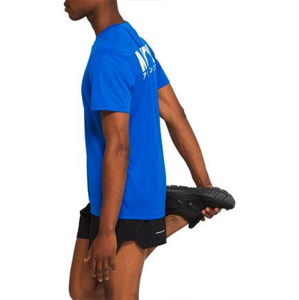 Футболка ASICS KATAKANA SS TOP 2011A813-401 колір: блакитний
