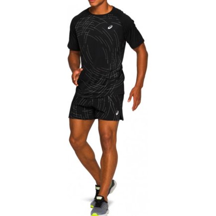 Футболка ASICS NIGHT TRACK SS TOP 2011A816-002 цвет: черный