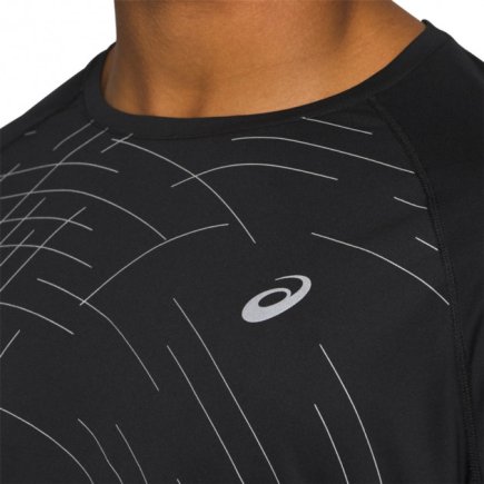 Футболка ASICS NIGHT TRACK SS TOP 2011A816-002 цвет: черный