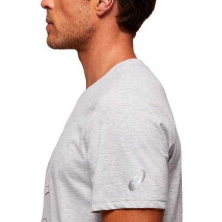 Футболка ASICS RUNNING GRAPHIC TEE 2031B353-020 цвет: серый
