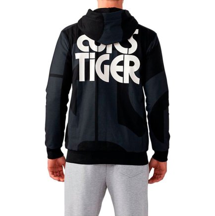 Толстовка ASICS AOP PADDED FZ HOODIE 2191A016-001 колір: сірий\чорний