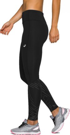 Тайтсы беговые ASICS NIGHT TRACK TIGHT 2012A823-001 женские цвет: черный