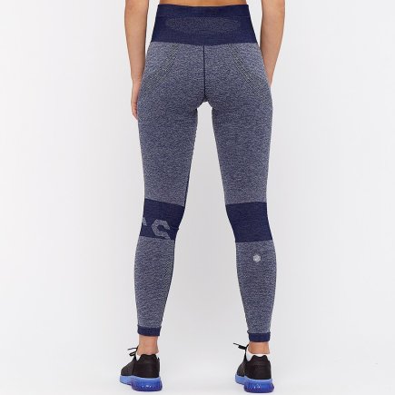 Тайтсы беговые ASICS Seamless Tights 146408-8052 женские цвет: синий