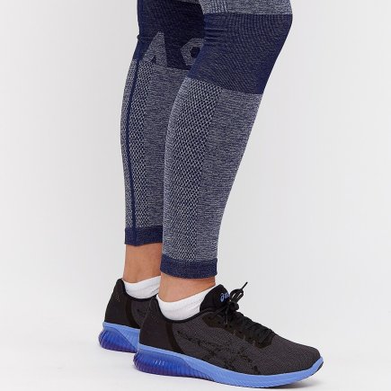 Тайтсы беговые ASICS Seamless Tights 146408-8052 женские цвет: синий