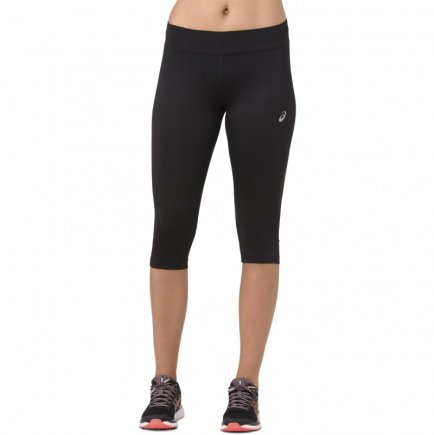 Тайтсы беговые ASICS SILVER KNEE TIGHT 2012A036-001 женские цвет: черный