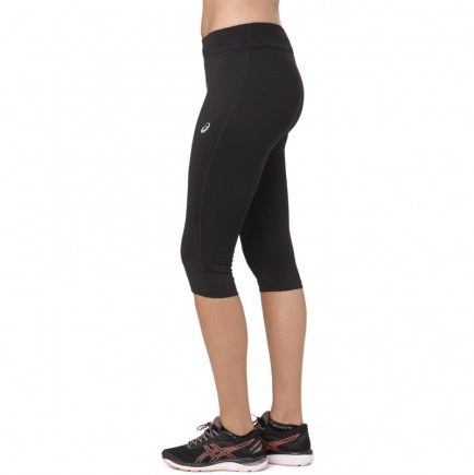 Тайтсы беговые ASICS SILVER KNEE TIGHT 2012A036-001 женские цвет: черный