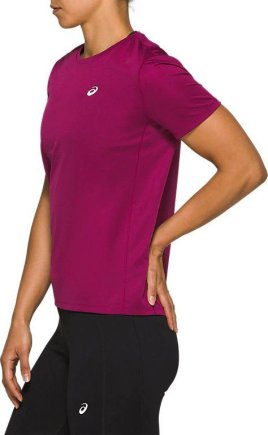 Футболка ASICS KATAKANA SS TOP 2012A827-600 жіноча колір: фіолетовий