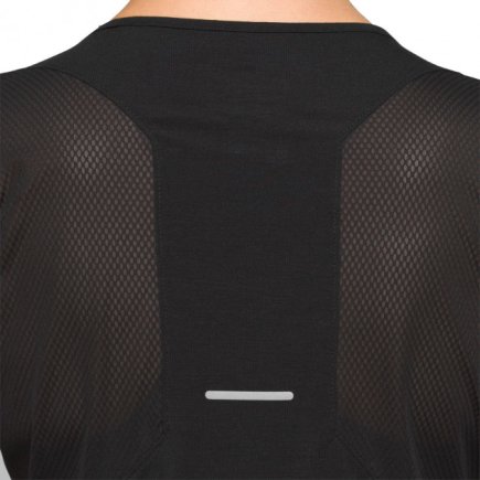 Футболка ASICS V-NECK SS TOP 2012A981-004 жіноча колір: чорний