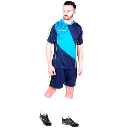 Футбольна форма Zeus KIT ALEX Z00169 колір: блакитний/темно-синій