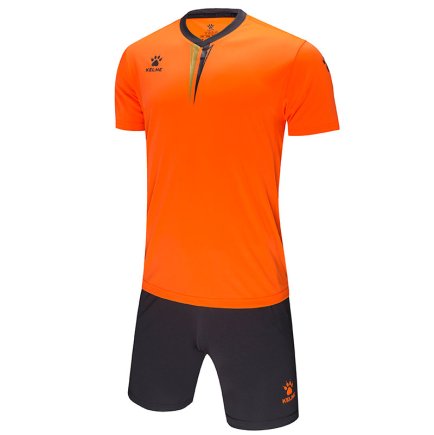 Комплект футбольной формы Kelme VALENCIA JR 3893047.9999 детский цвет: оранжевый/серый