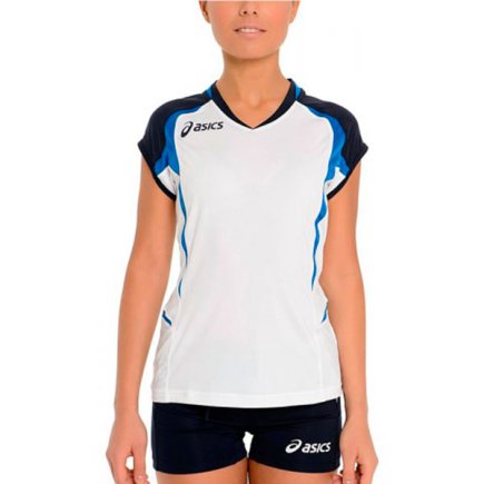 Форма волейбольна ASICS Set Area Lady T225Z1-0150 жіноча колір: білий/синій