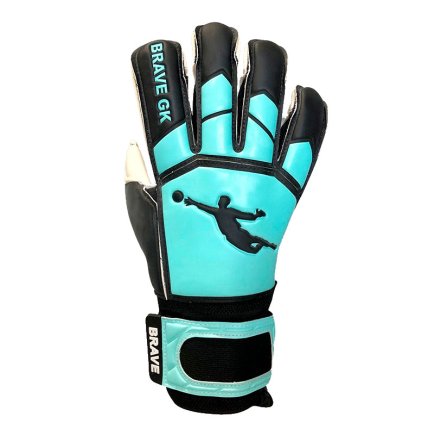 Воротарські рукавиці Brave GK Winner колір: чорний/блакитний