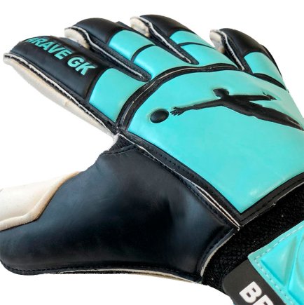 Воротарські рукавиці Brave GK Winner колір: чорний/блакитний