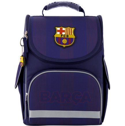 Рюкзак Kite Education FC Barcelona каркасный BC20-501S цвет: синий