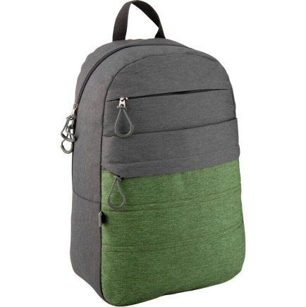 Рюкзак GoPack Сity GO20-118L-2 цвет: зеленый/серый