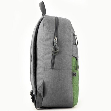 Рюкзак GoPack Сity GO20-118L-2 цвет: зеленый/серый