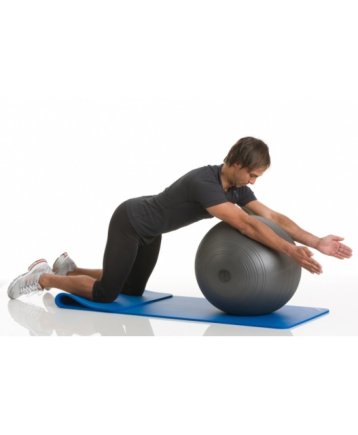 Фитбол LiveUp Gym Ball (75 см) LS3221-75g цвет: серый