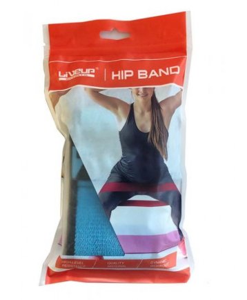 Эспандер петля LiveUp Hip Band LS3629-M