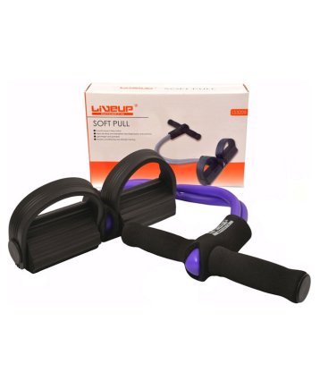 Еспандер із упором для ніг LiveUp Soft Pull LS3205