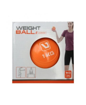 М'яч медичний LiveUp м'який Soft Weight Ball 1 кг LS3003-1
