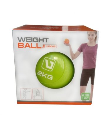 М'яч медичний LiveUp м'який Soft Weight Ball 2 кг LS3003-2