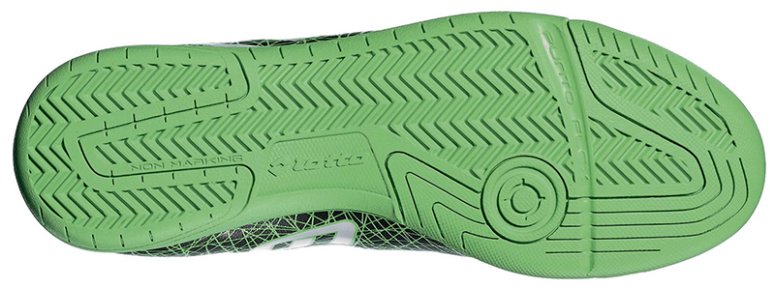 Взуття для залу Lotto LZG VII 700 ID R8187 BLACK/MINT FLUO