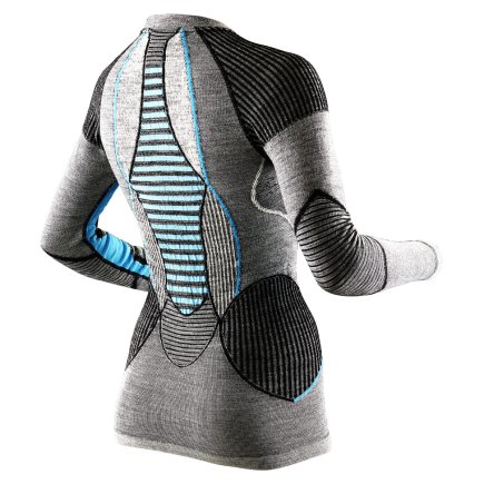 Терморубашка X-Bionic Apani® Merino By X-Bionic® Fastflow Lady Shirt I100467 колір: сірий