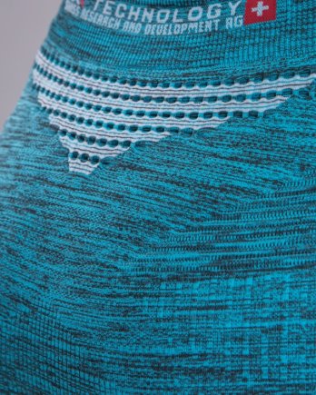 Термоштани X-Bionic Energy Accumulator® EVO Melange Lady Pants Long I100670 колір: блакитний