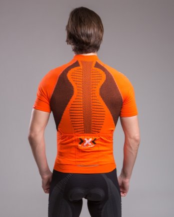 Велофутболка X-Bionic Trick Biking Shirt O100044 цвет: оранжевый