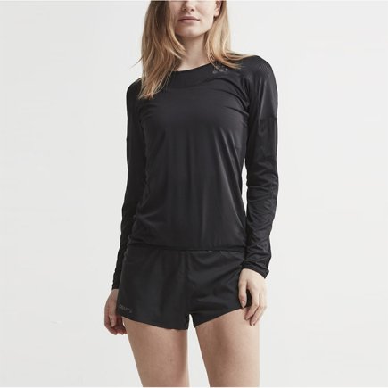 Кофта спортивна Craft Shade LS Tee 1905843-999000 жіноча колір: чорний