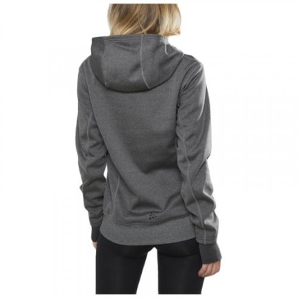 Толстовка Craft Sports Fleece Assymetric  1908010-975000 женская цвет: серый