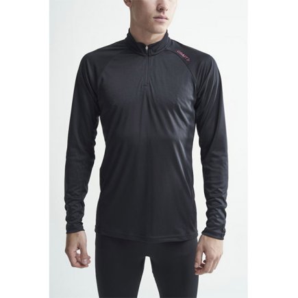 Кофта спортивна Craft Eaze LS Half Zip Tee Man 1907743-999000 колір: чорний