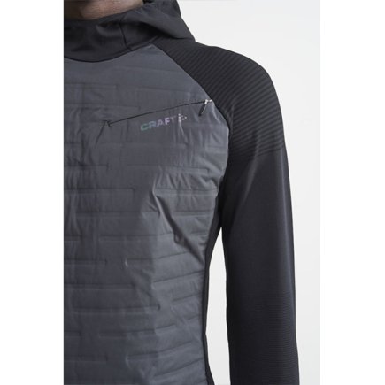 Толстовка спортивна Craft SubZ Hood Sweater Man 1907707-999000 колір: сірий / чорний