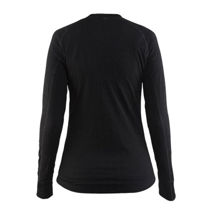 Футболка з довгим рукавом Craft Nordic Wool CN 1904113-9975 жіноча колір: чорний