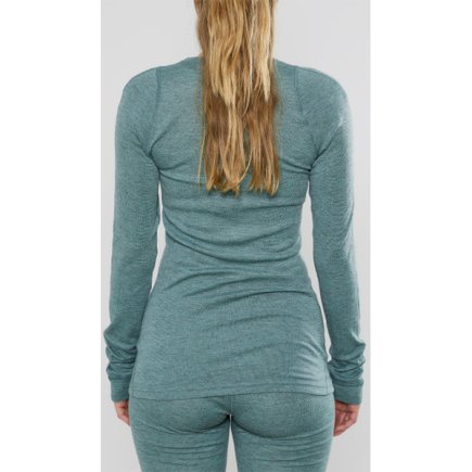 Комплект термобілизни Craft Merino 180 Set 1907887-612200 жіноча колір: зелений