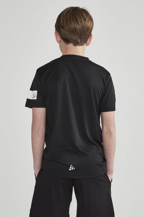 Футболка спортивна Craft FOCUS TEE JR 1908887-999000 дитяча колір: чорний