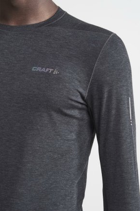 Футболка з довгим рукавом Craft SubZ LS Wool Tee Man 1907712-998935 колір: чорний