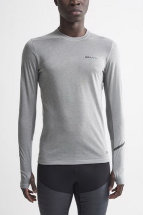 Футболка с длинным рукавом Craft SubZ LS Wool Tee Man 1907712-935200 цвет: серый