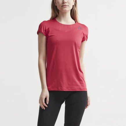 Футболка спортивна Craft Shade SS Tee Woman 1905845-735000 жіноча колір: червоний