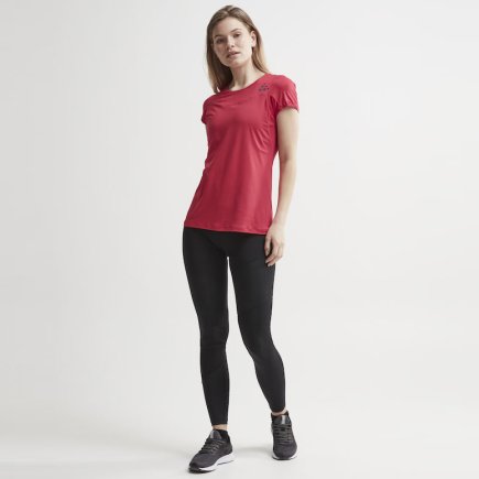 Футболка спортивна Craft Shade SS Tee Woman 1905845-735000 жіноча колір: червоний