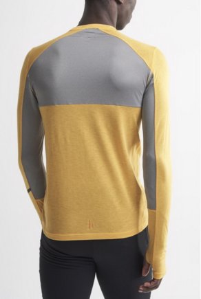 Футболка з довгим рукавом Craft SubZ LS Wool Tee Man 1907712-557200 колір: жовтий