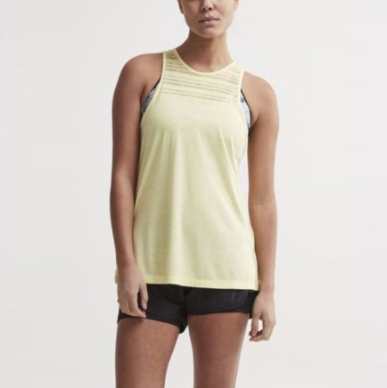 Майка спортивная Craft Charge Singlet Woman 1907040-506200 женская цвет: желтый