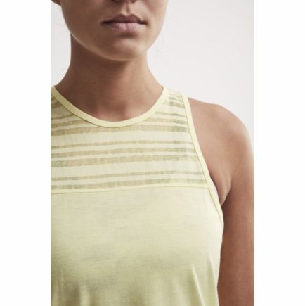 Майка спортивная Craft Charge Singlet Woman 1907040-506200 женская цвет: желтый