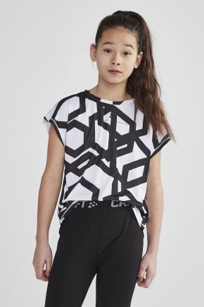 Футболка спортивна Craft FOCUS BOXY TEE JR 1908873-156900 дитяча колір: мультиколор