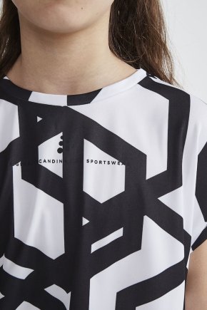Футболка спортивна Craft FOCUS BOXY TEE JR 1908873-156900 дитяча колір: мультиколор