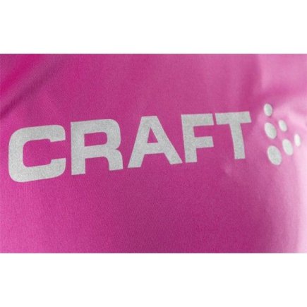 Футболка спортивная Craft Prime Logo Tee Woman 1903175-1403 женская цвет: розовый